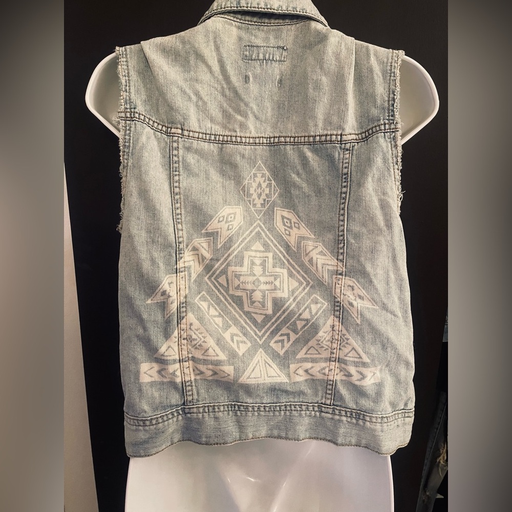 Tribal Jean vest by Bullhead